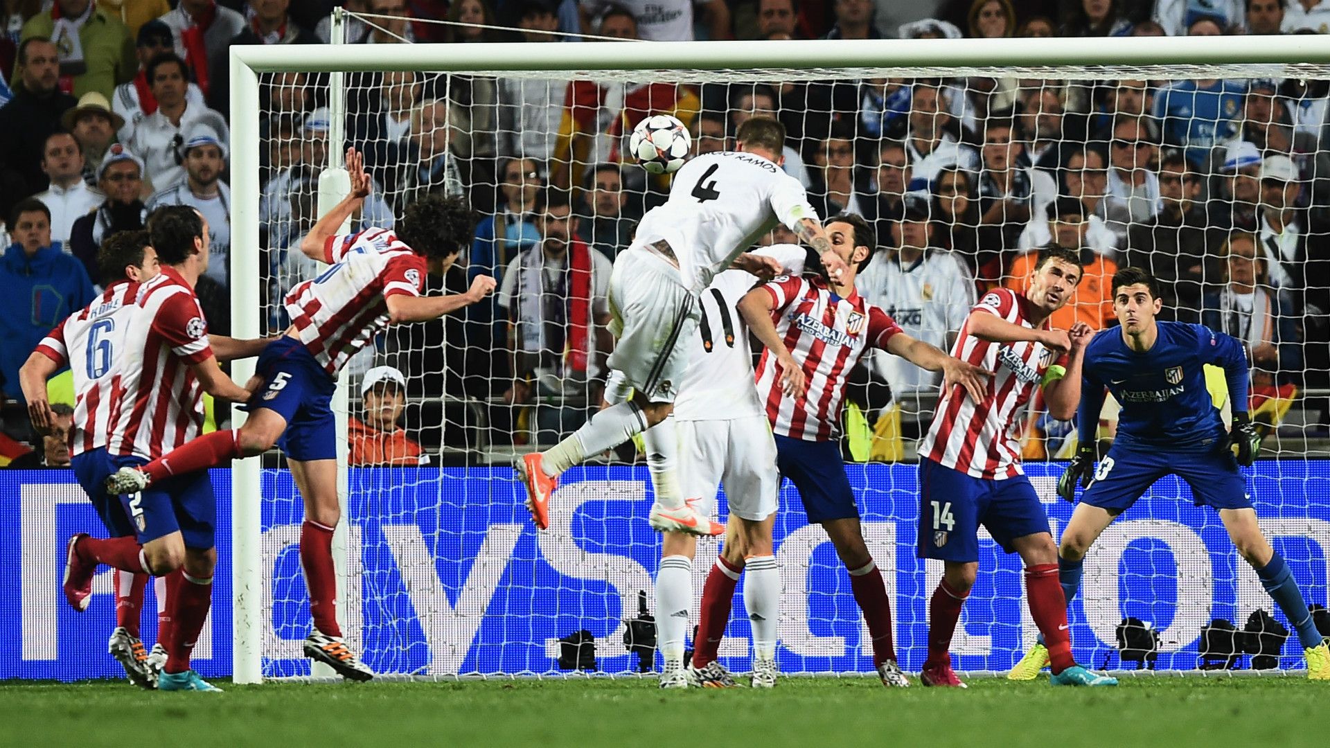 Sergio Ramos Real Madrid Atletico Madrid Champions League 2013-2014
