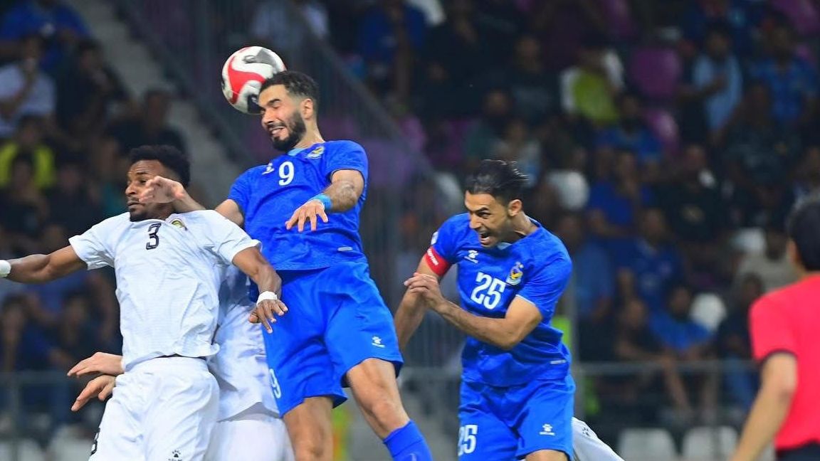 photo d’un match entre la force aérienne et le Zawra’a lors du championnat irakien