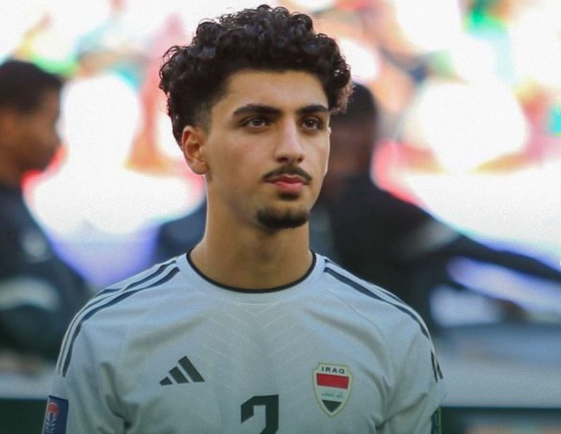 يوسف الأمين لاعب منتخب العراق