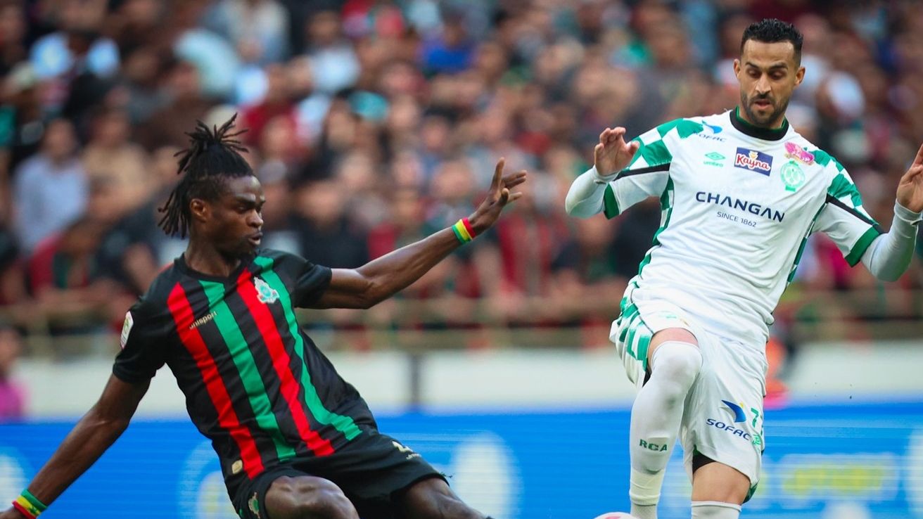 بالفيديو: الجيش الملكي يفرمل قطار الرجاء البيضاوي