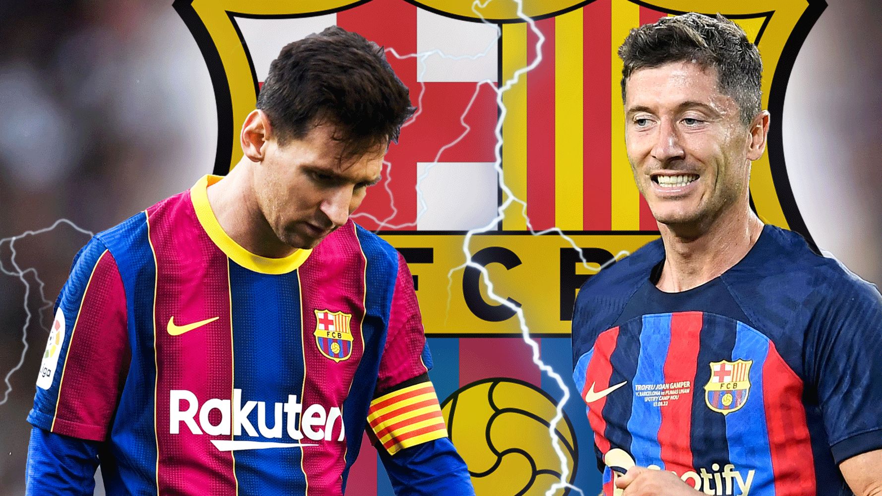 GFX Messi Lewandowski