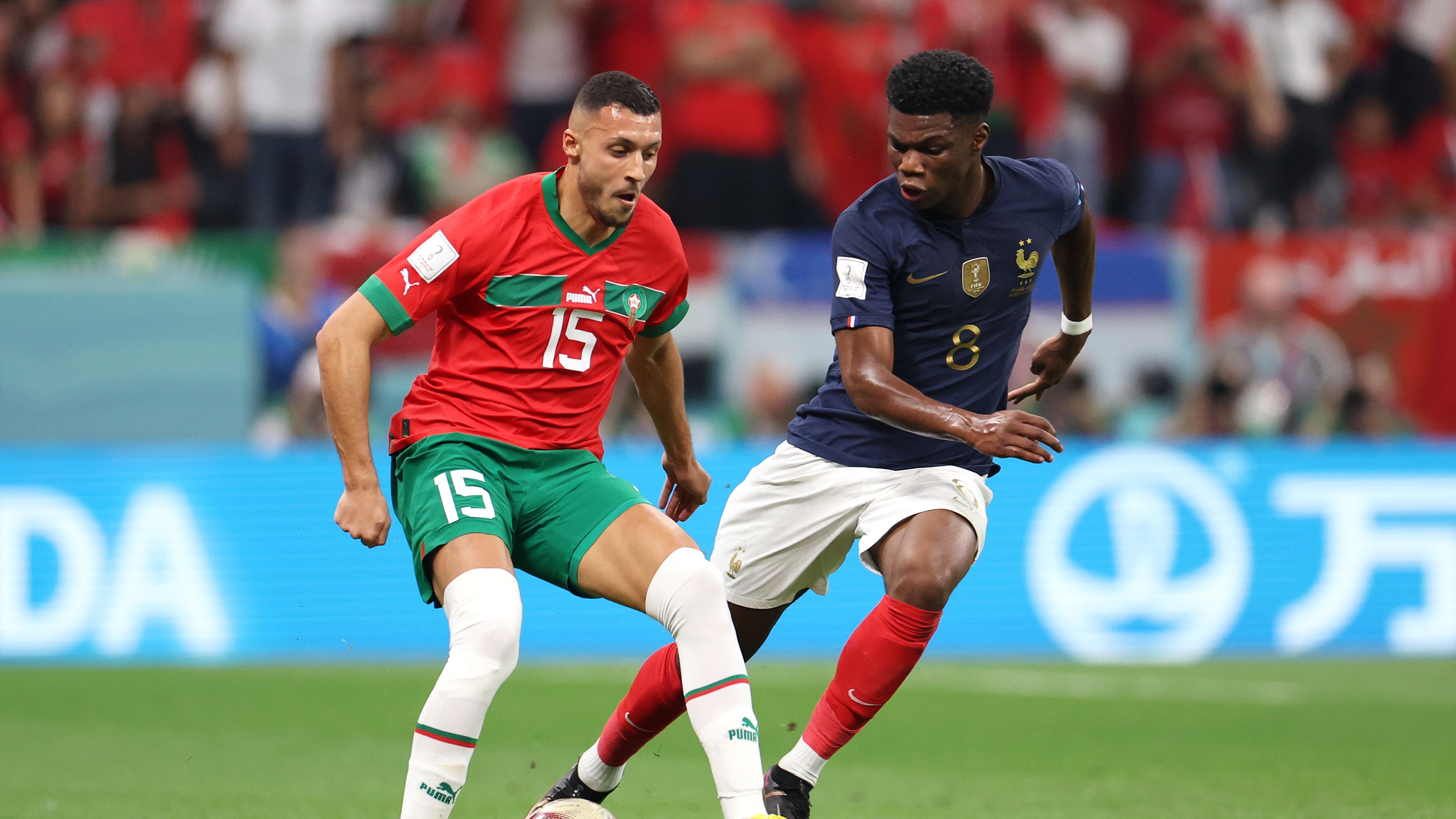 Selim Amallah Aurelien Tchouameni Morocco France World Cup 2022