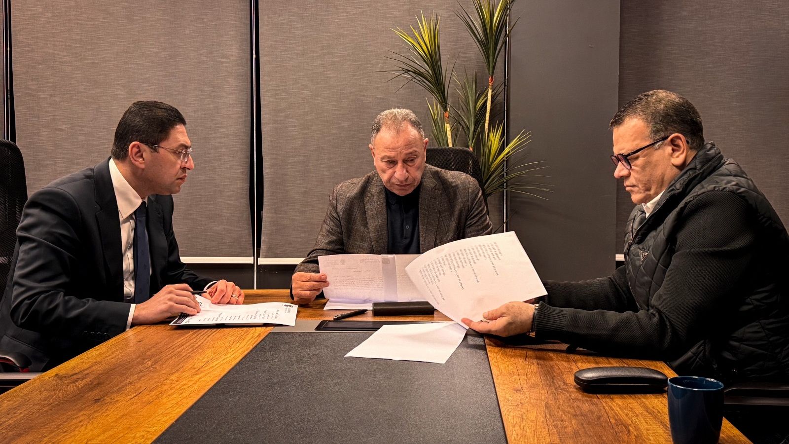 إجتماع الخطيب واللجنه القانونية بالاهلي