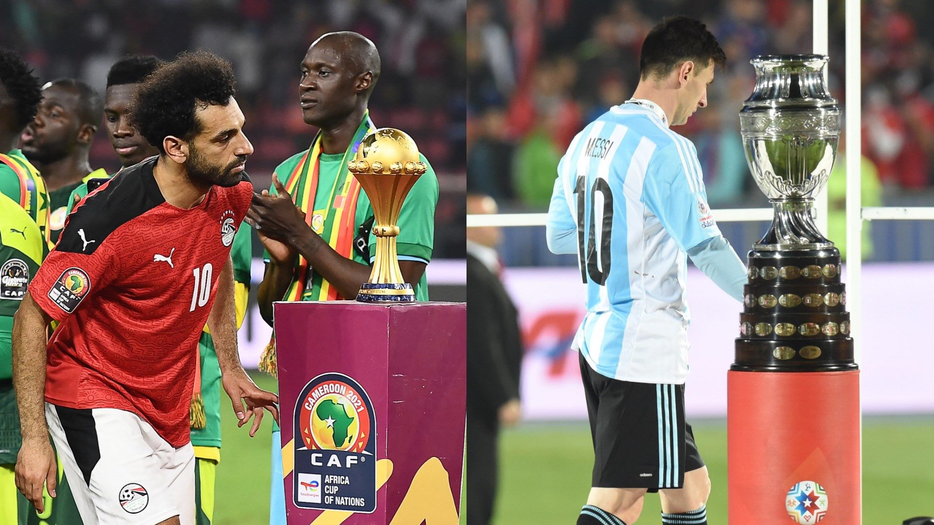 Messi Salah copa afcon