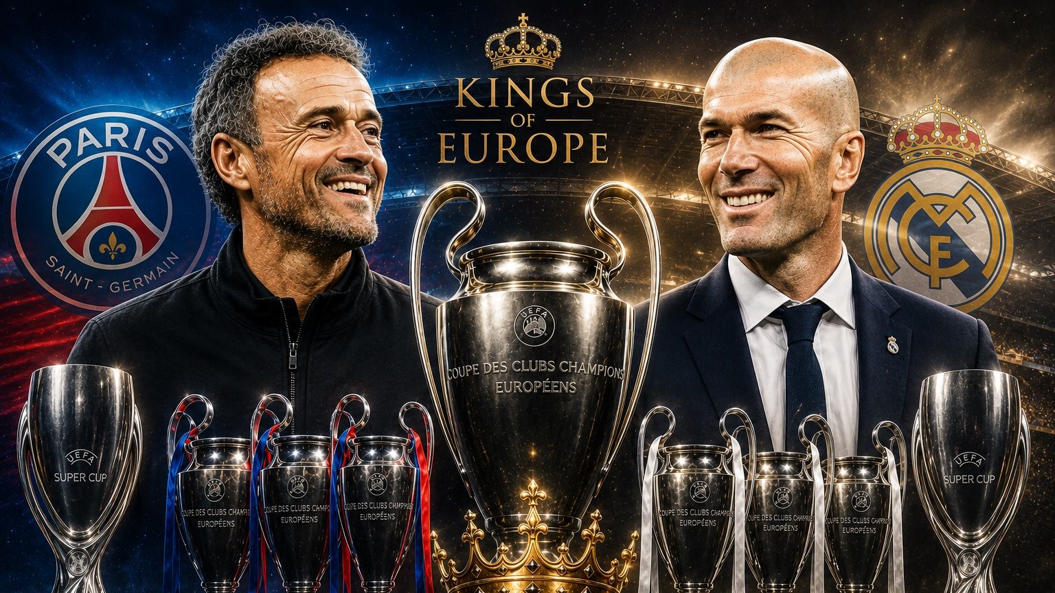 Luis Enrique and Zidane
