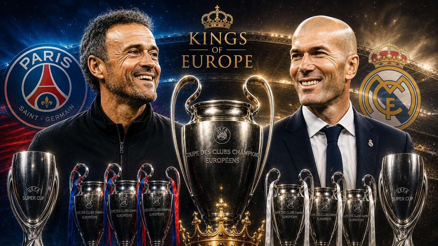 Luis Enrique and Zidane
