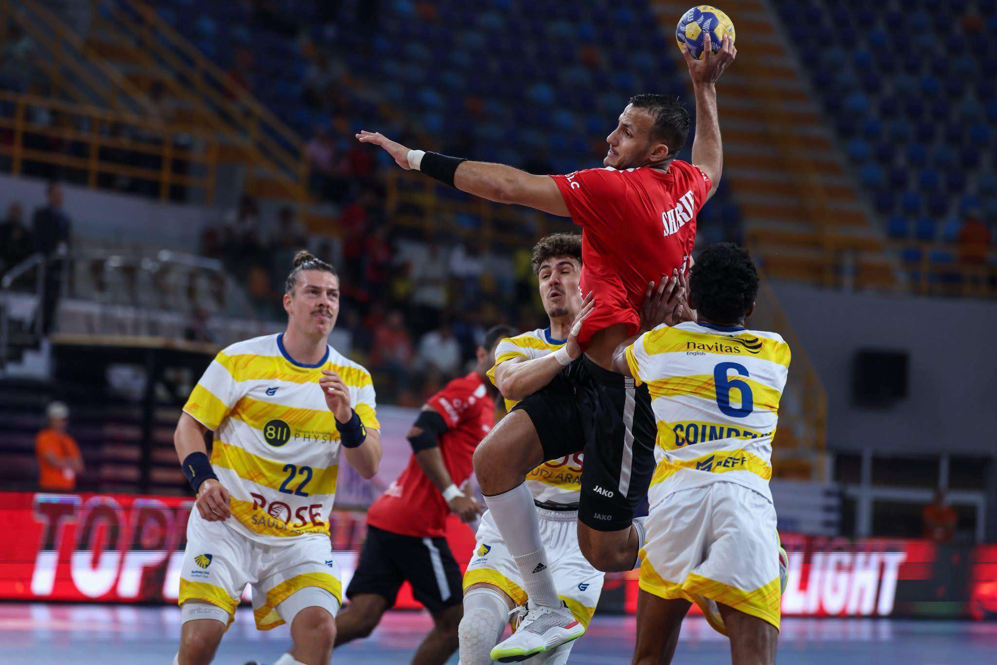 مباراة الأهلي المصري وسيدني الأسترالي في مونديال اليد