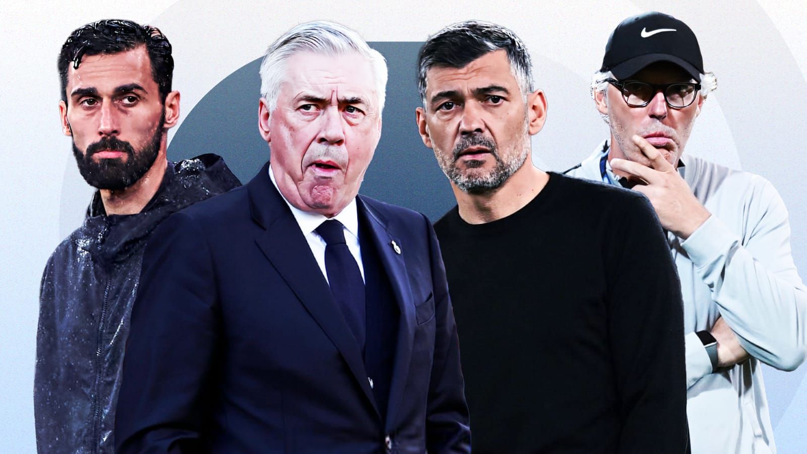 بلان - كونسيساو - أنشيلوتي - أربيلوا 