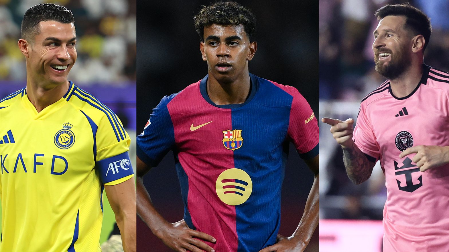 Lamine Yamal Ronaldo Messi