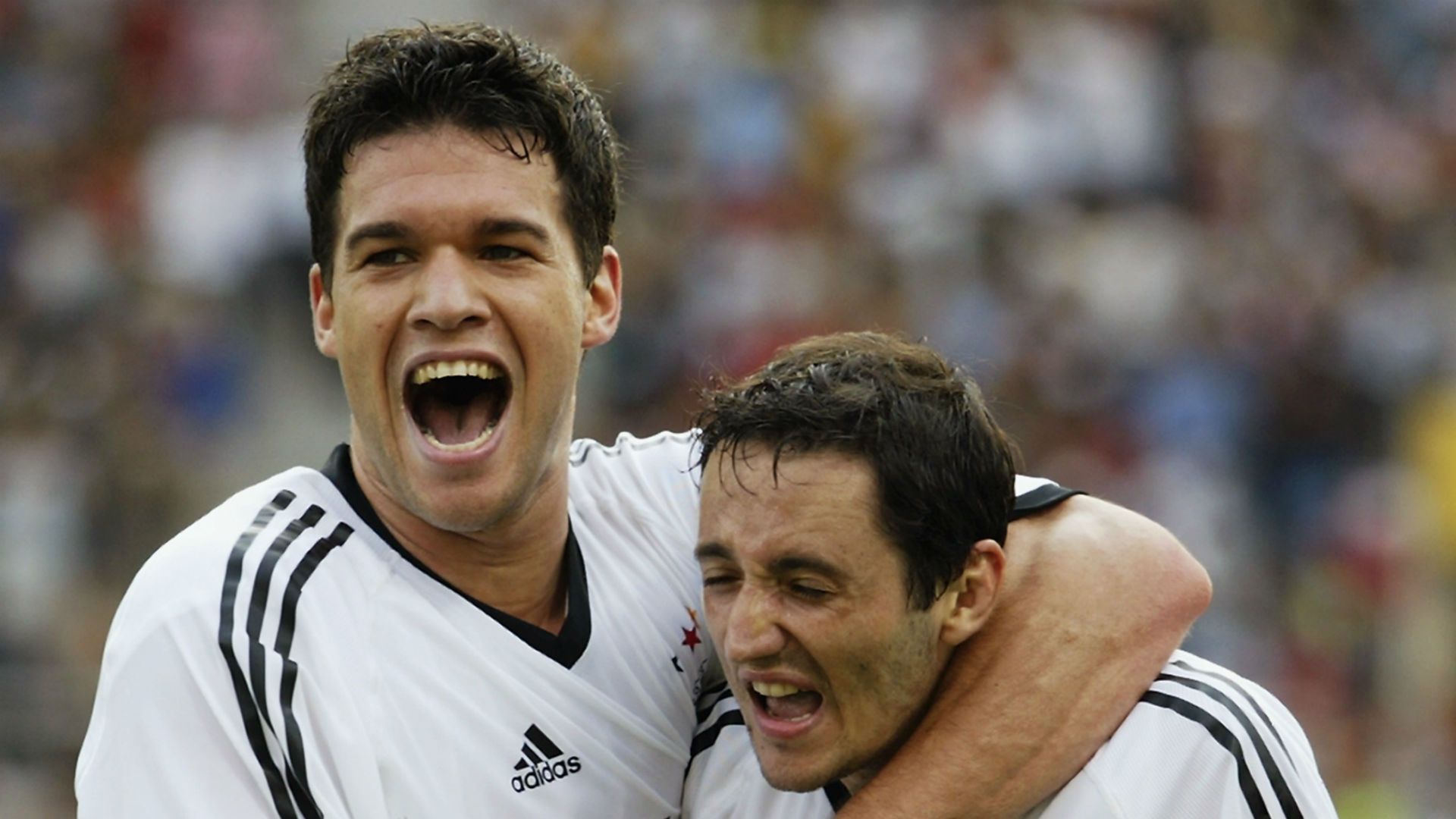 Michael Ballack Oliver Neuville Germany 2002 World Cup