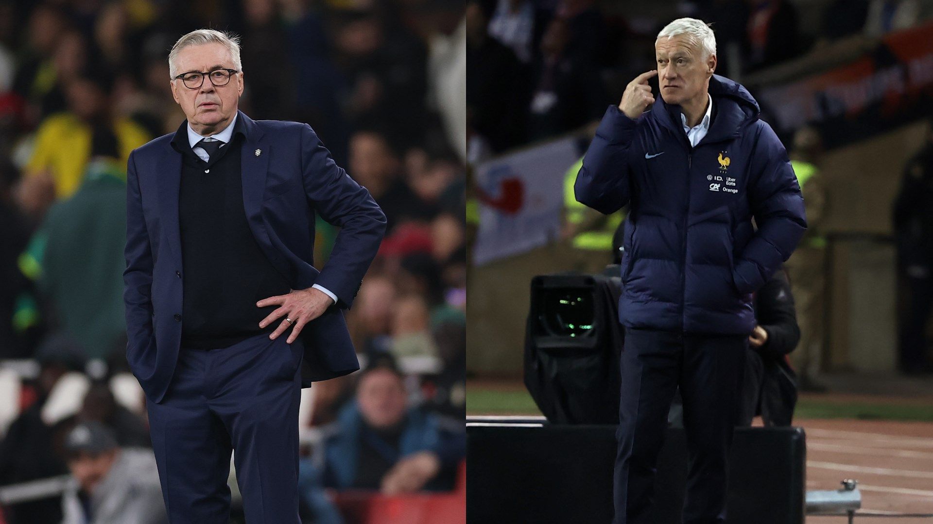 Ancelotti Deschamps Brazil France