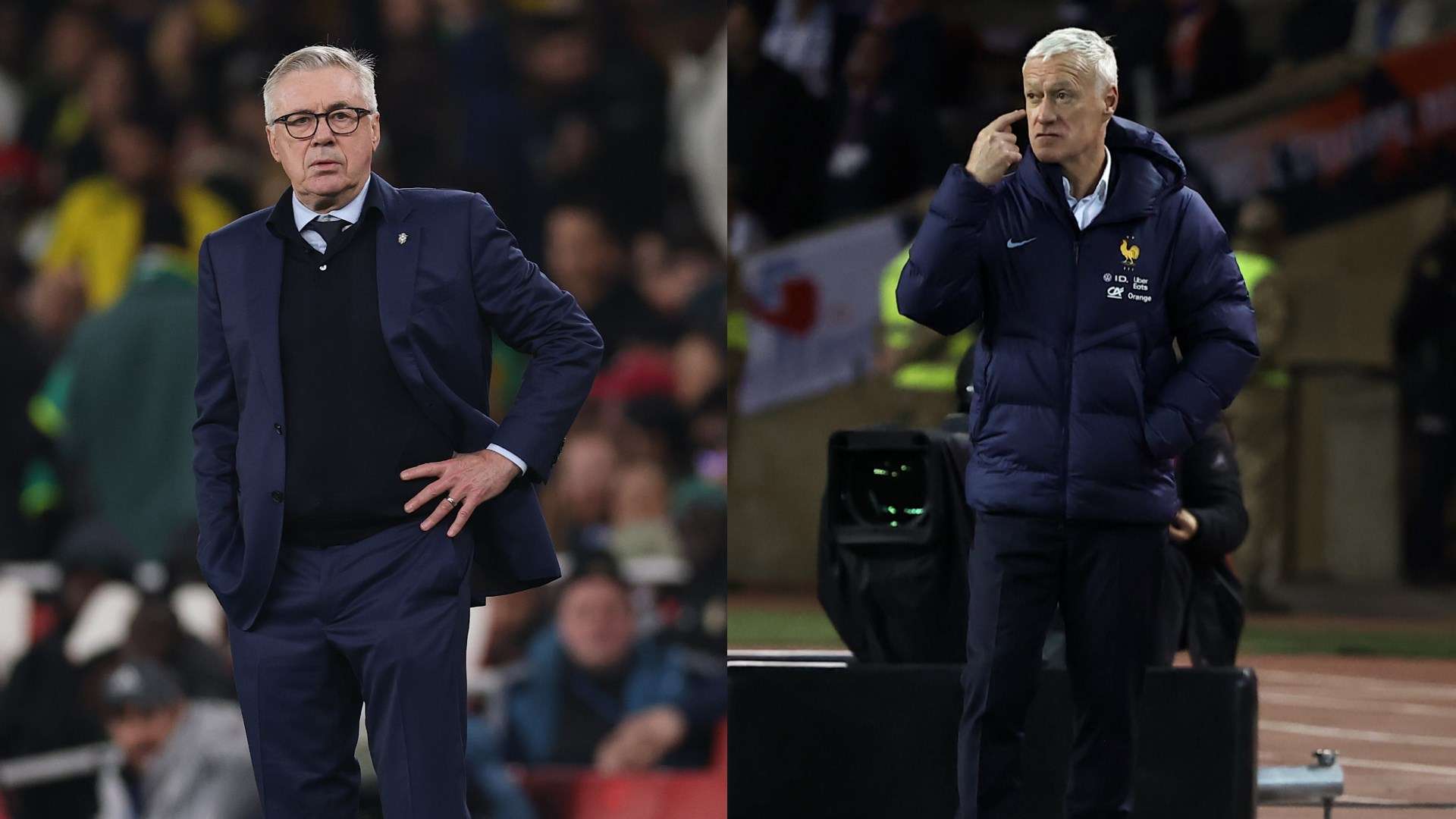 Ancelotti Deschamps Brazil France