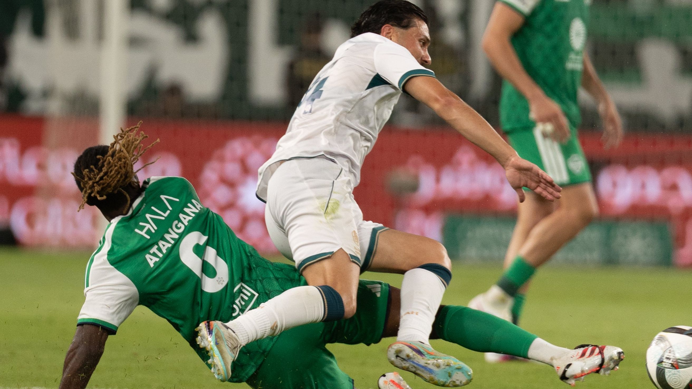 من مباراة الأهلي والدرعية