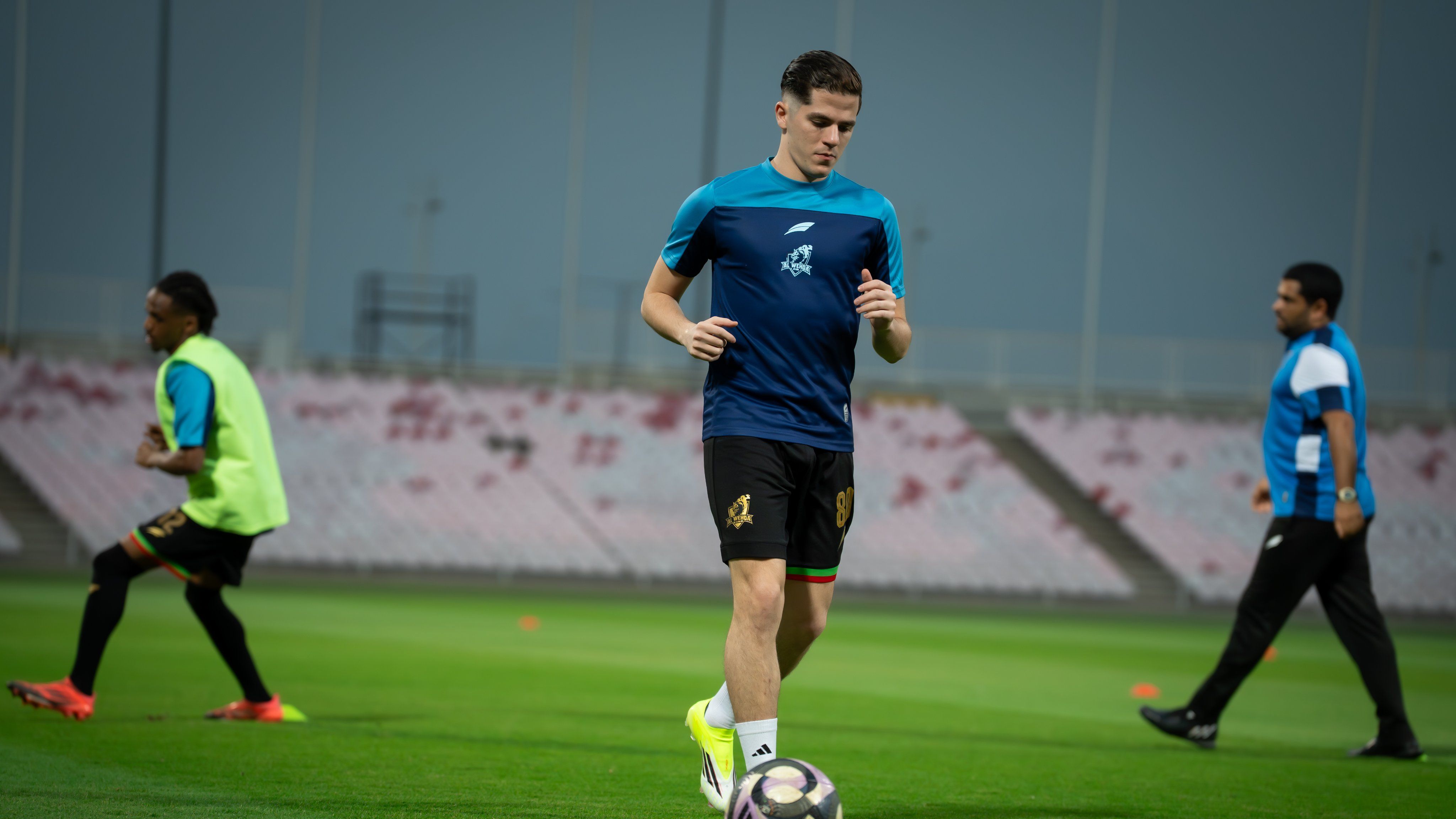 مراد الخضري لاعب فريق الوحدة تحت 21 عامًا