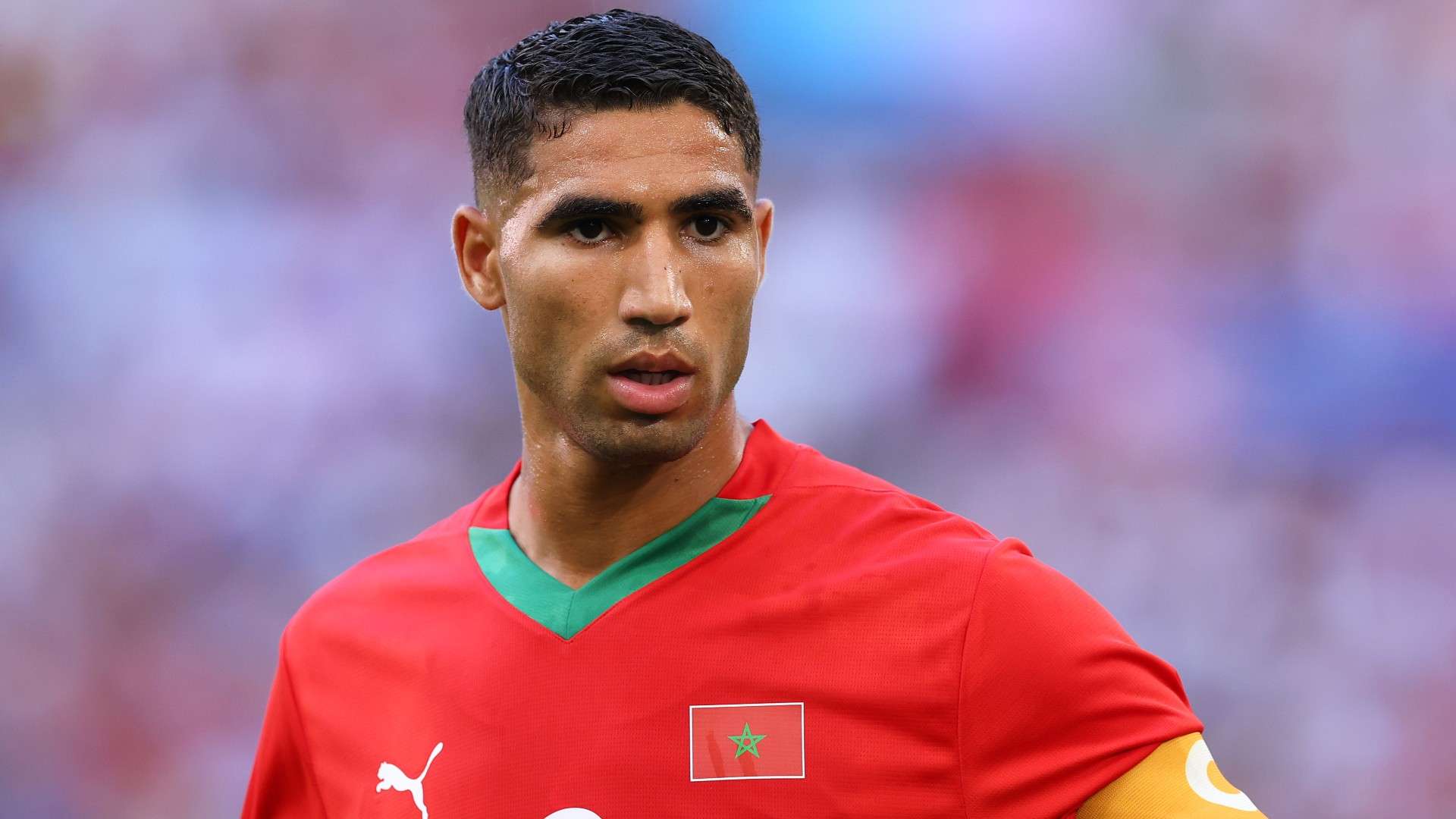 Achraf Hakimi #2 of Team Morocco