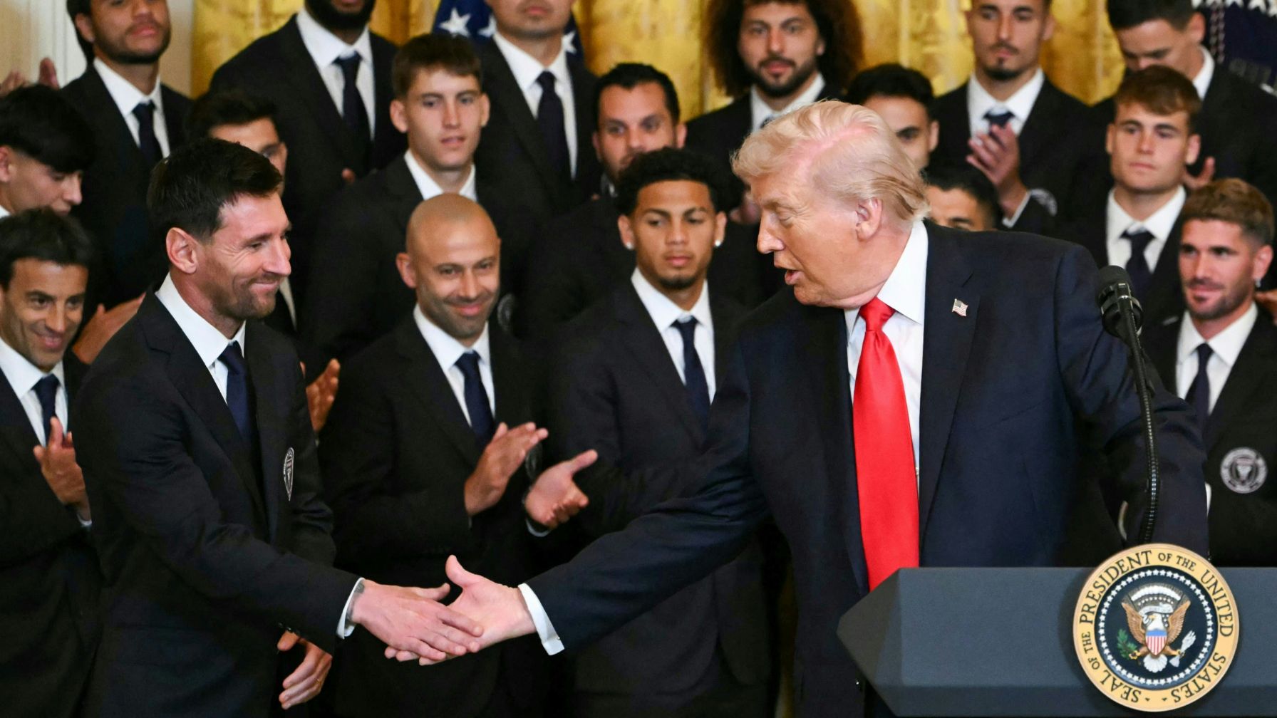 Lionel Messi Donald Trump