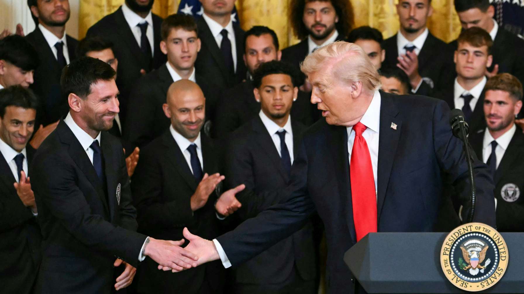 Lionel Messi Donald Trump