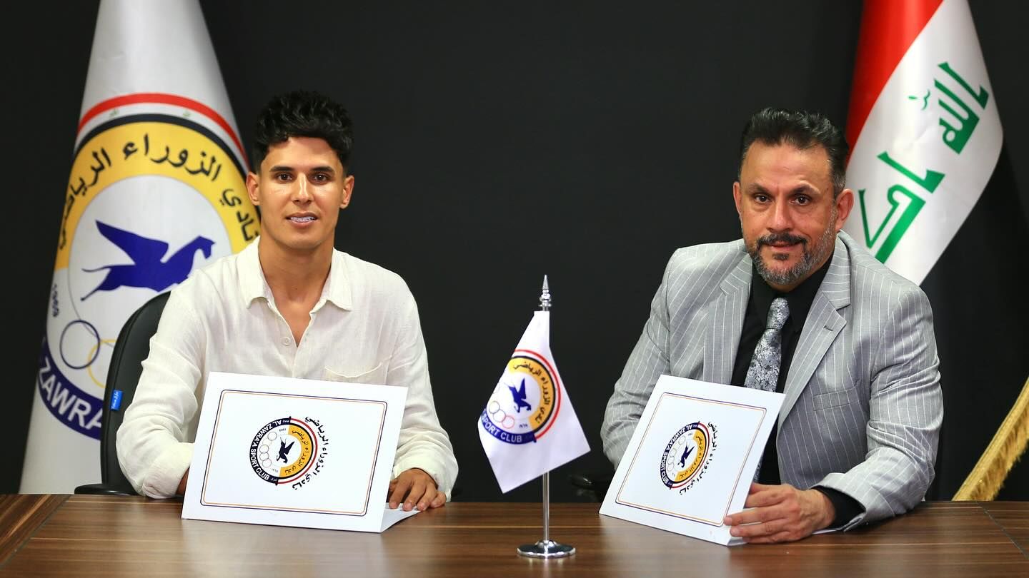 عمر نوري لاعباً في نادي الزوراء العراقي