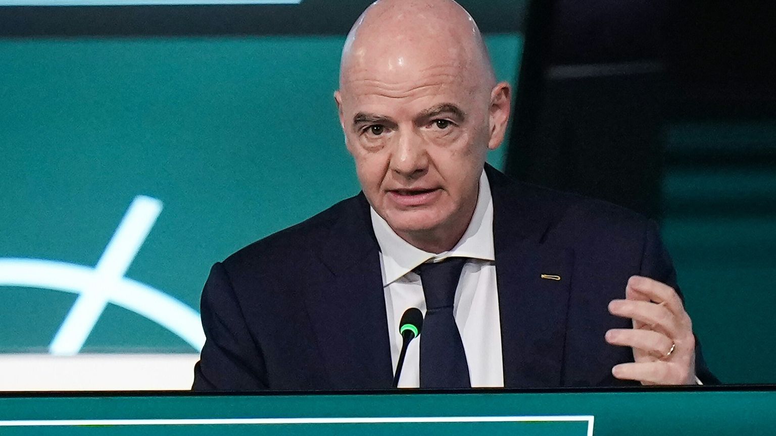 FIFA-Boss Gianni Infantino beim Kongress (© picture-alliance/The Canadian Press/SID/DARRYL DYCK)