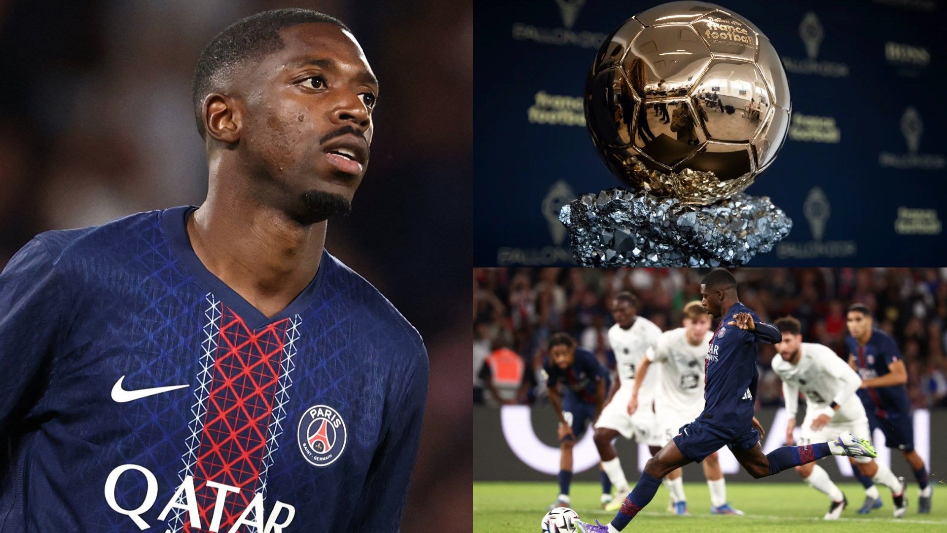 Ousmane Dembele Paris Saint-Germain vs Angers
