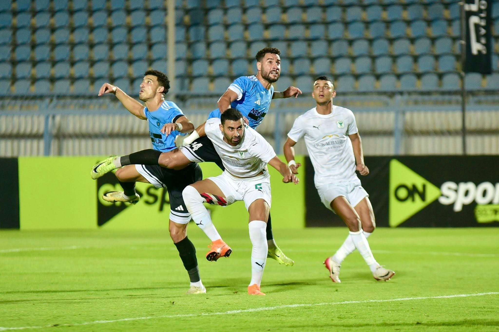 مباراة المصري وغزل المحلة