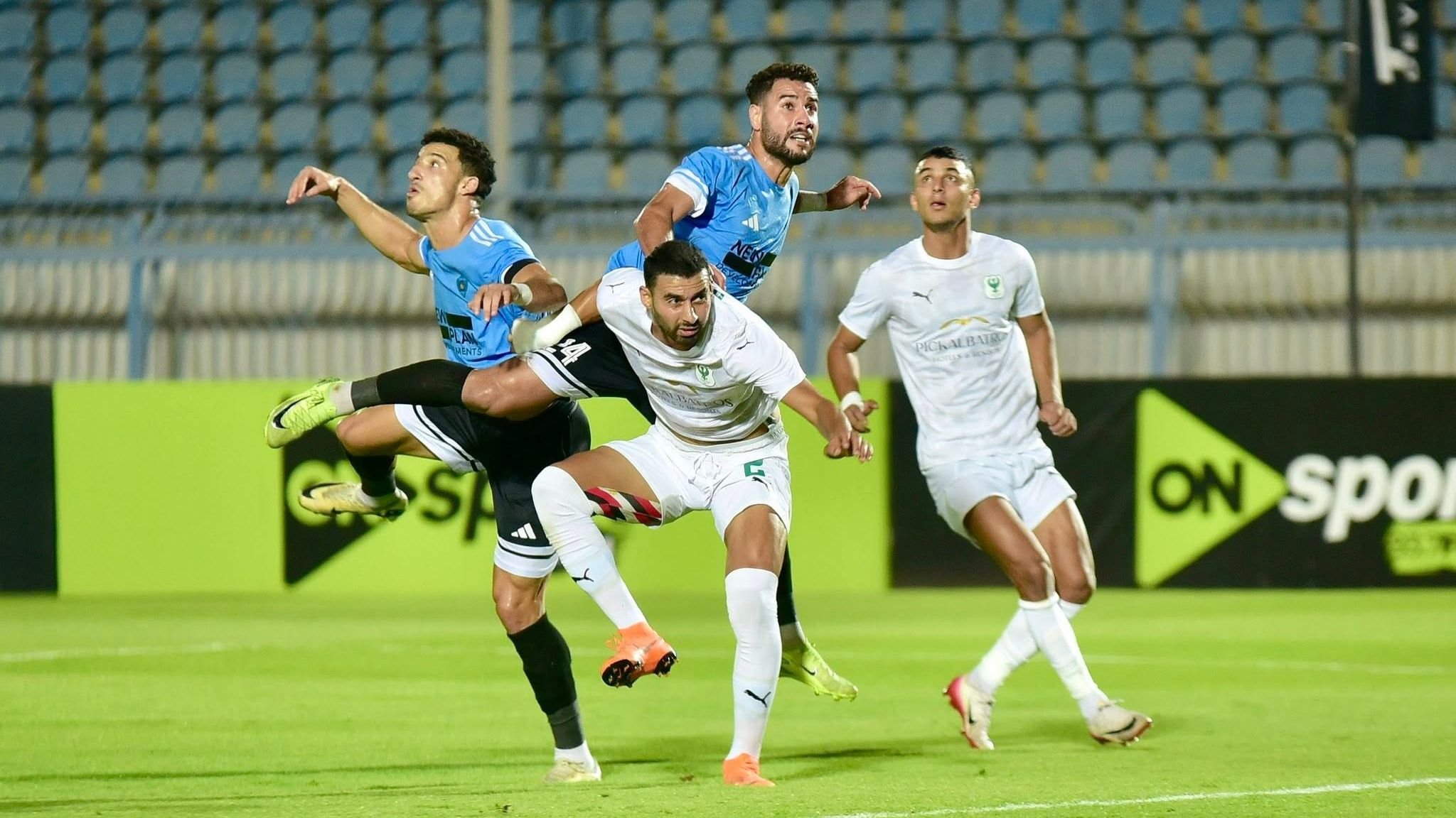 مباراة المصري وغزل المحلة