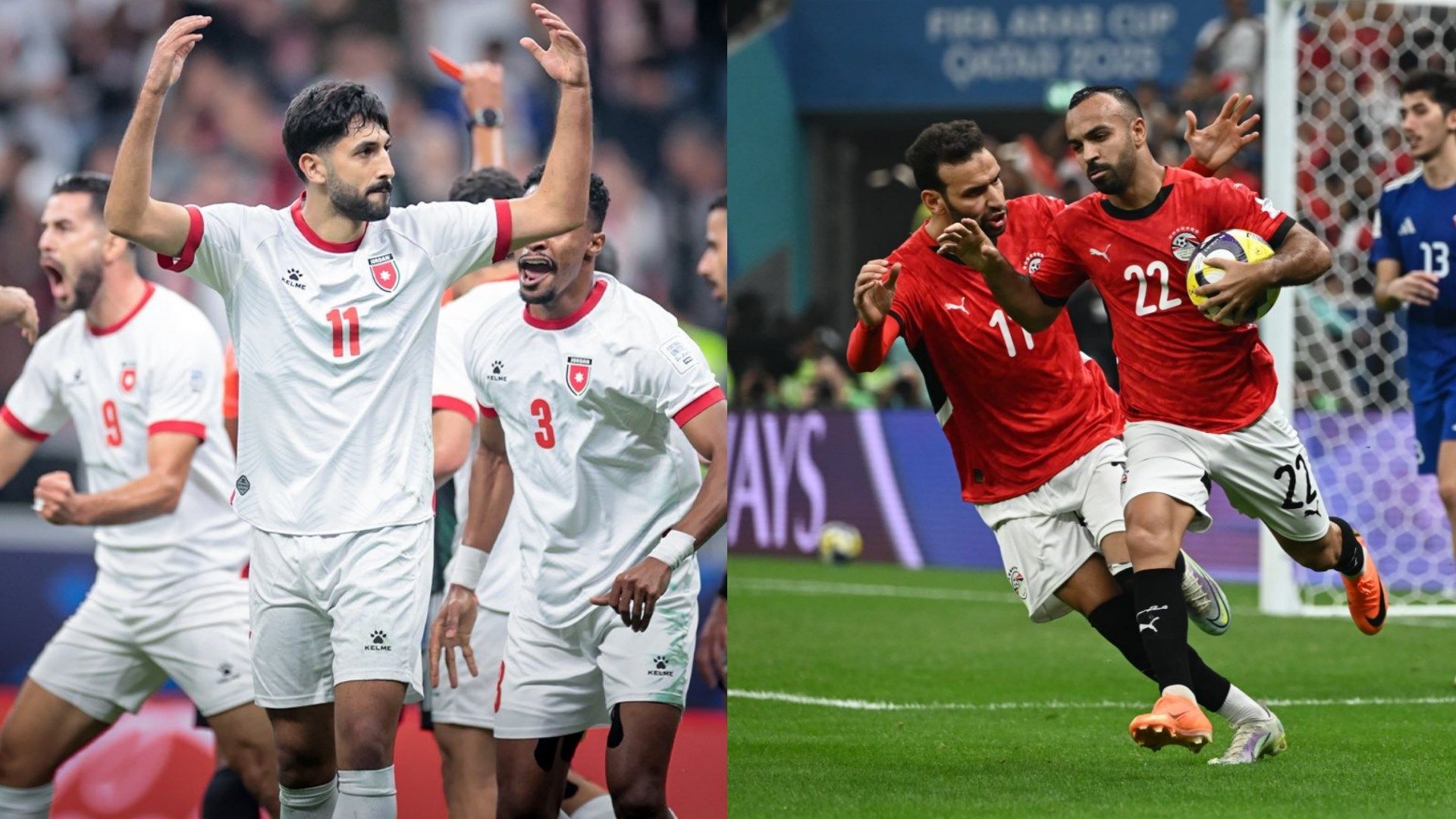بث مباشر: شاهد مباراة مصر والأردن في كأس العرب 2025 | كووورة