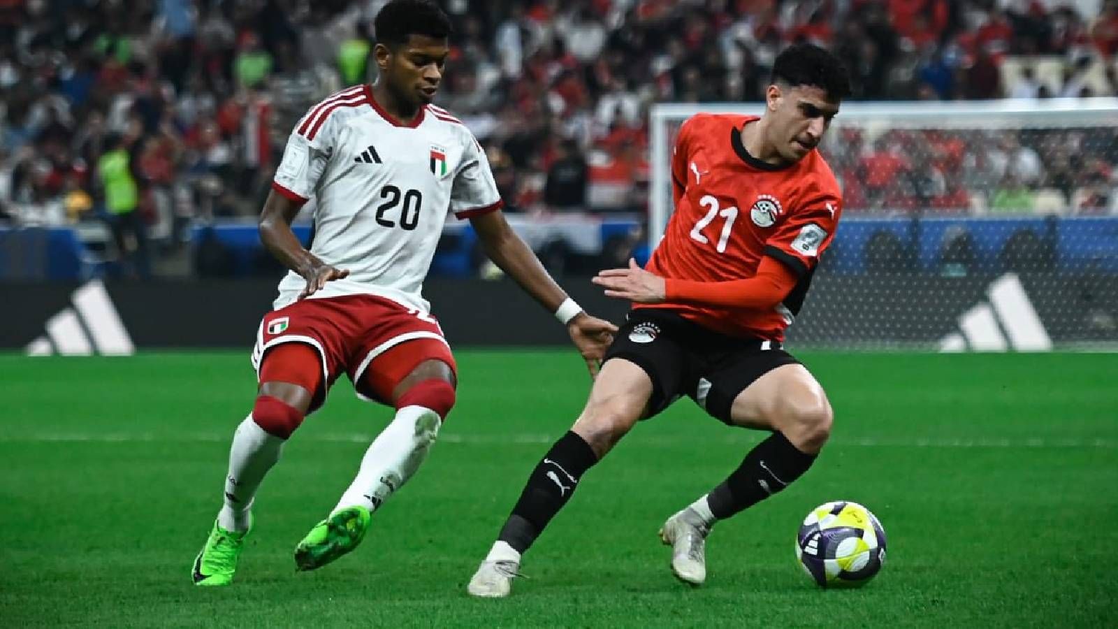مباراة مصر والإمارات في كأس العرب