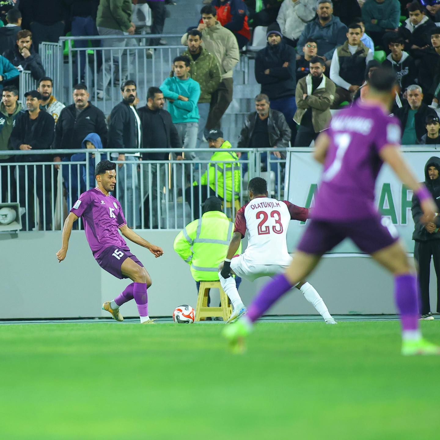 مباراة الشرطة ونفط ميسان في الدوري العراقي