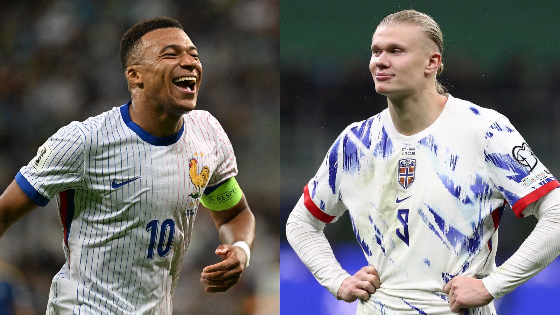 Mbappe Haaland Francia Norvegia