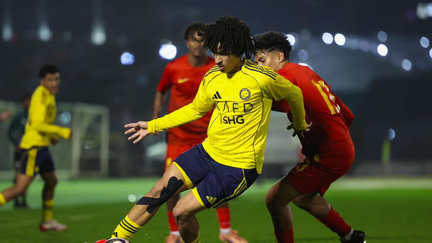 عبدالملك الجابر لاعب فريق النصر تحت 21 عامًا
