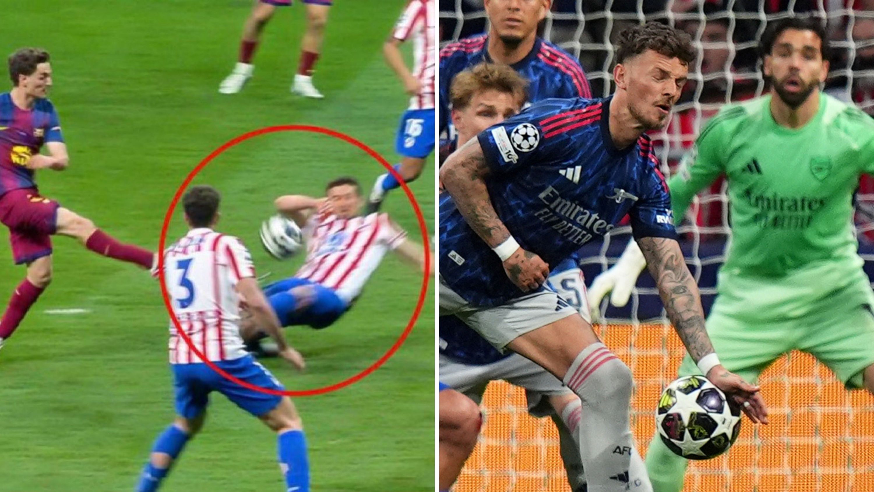 برشلونة وأتلتيكو - آرسنال وأتلتيكو