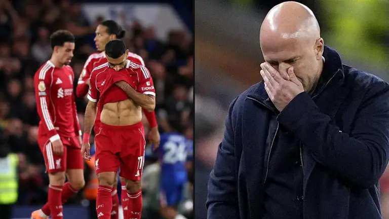 حزن محمد صلاح وأرني سلوت