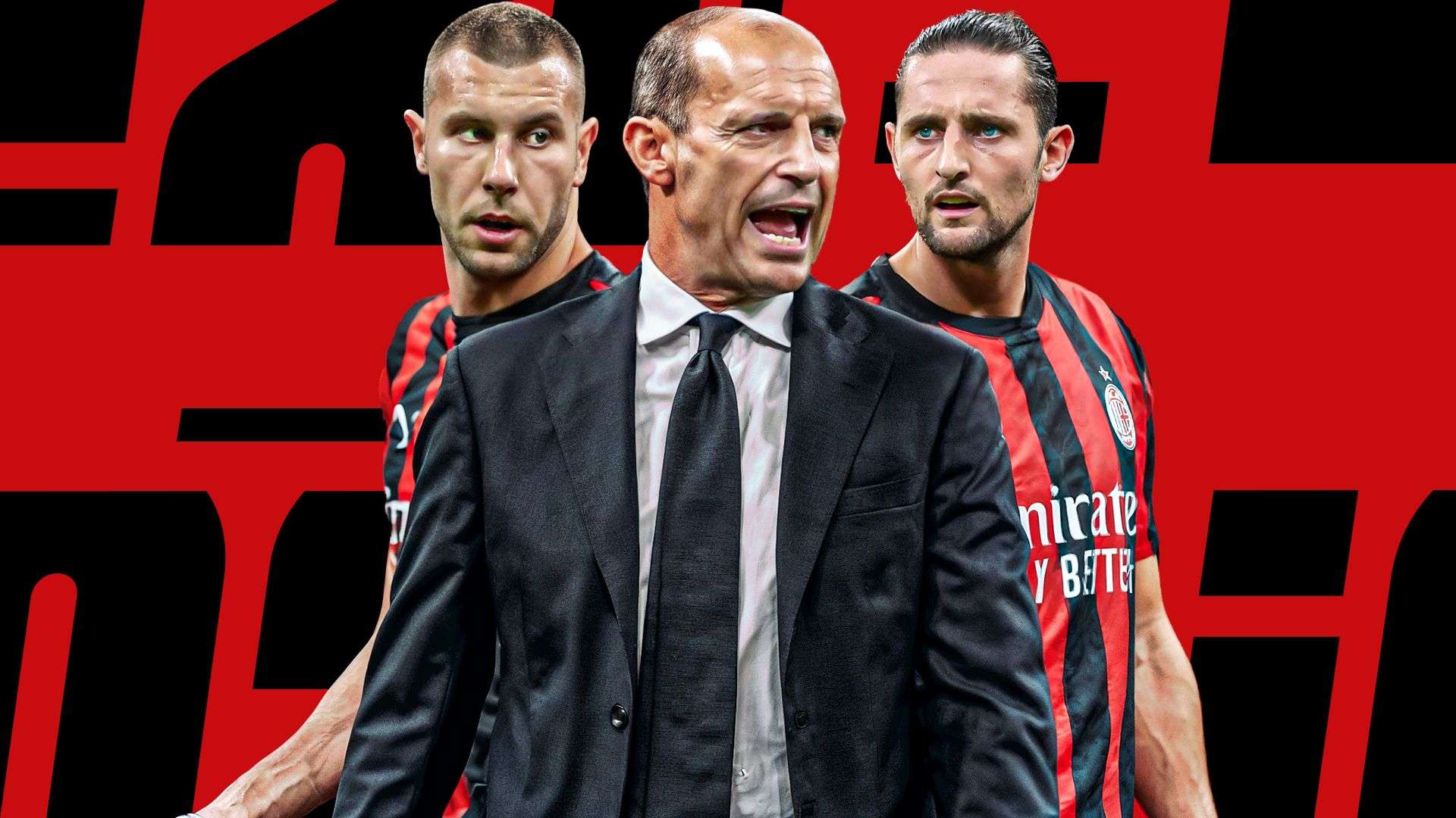 Grafica Calciomercato Pavlovic Allegri Rabiot