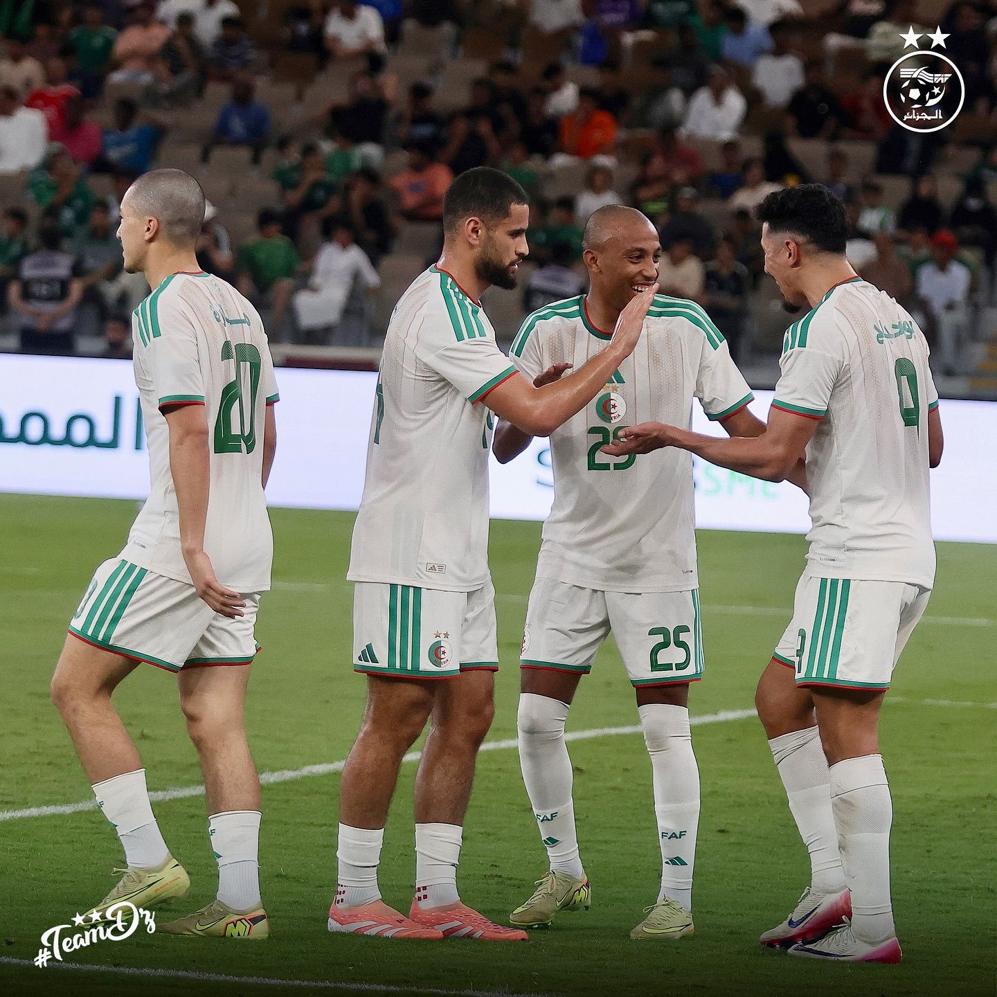algeria team celebration