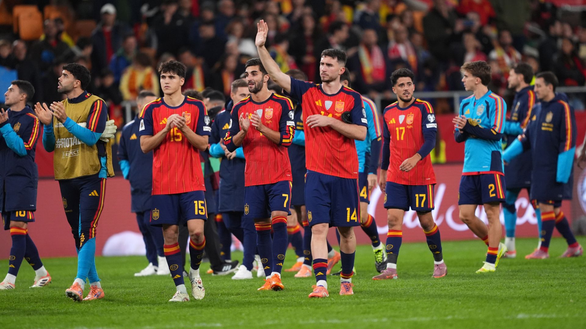 Foto della partita Spagna-Serbia amichevole Mondiale 2026