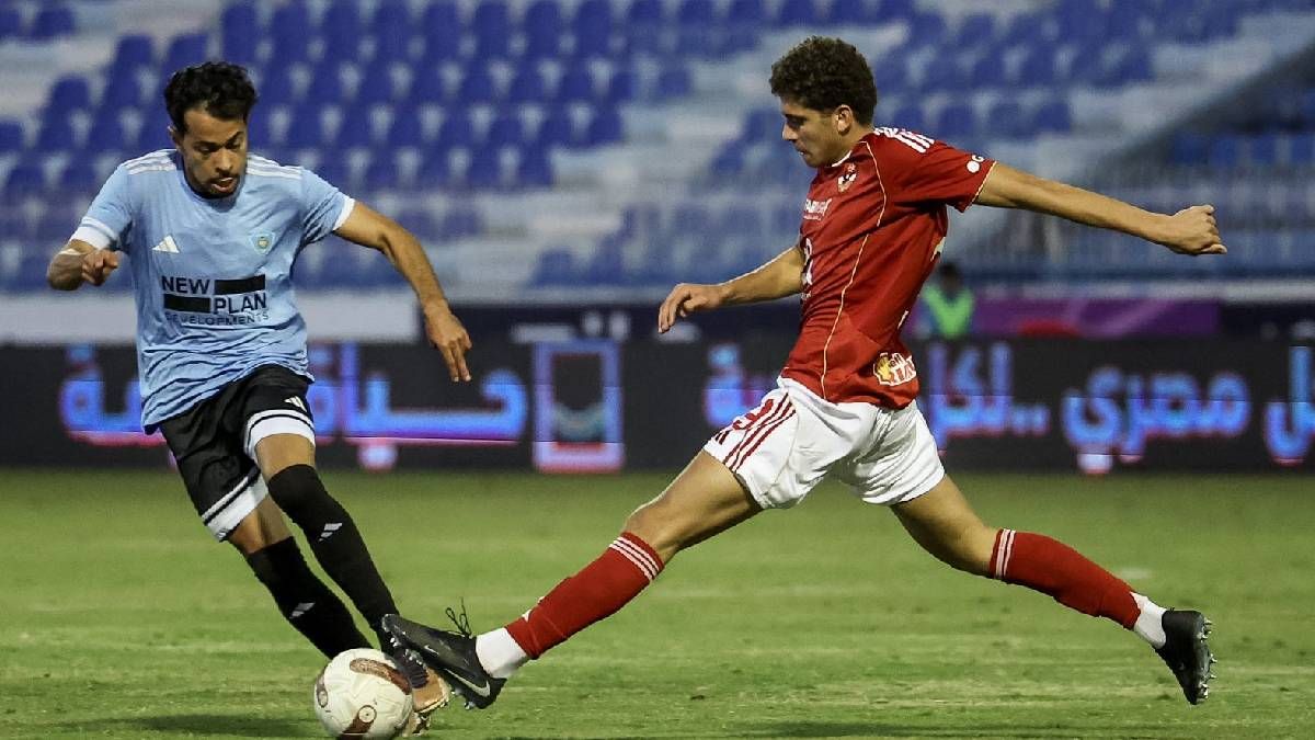 مباراة غزل المحلة والأهلي