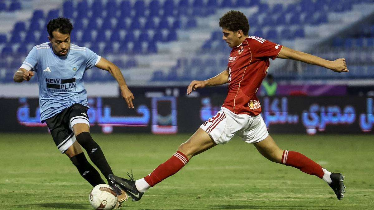 مباراة غزل المحلة والأهلي