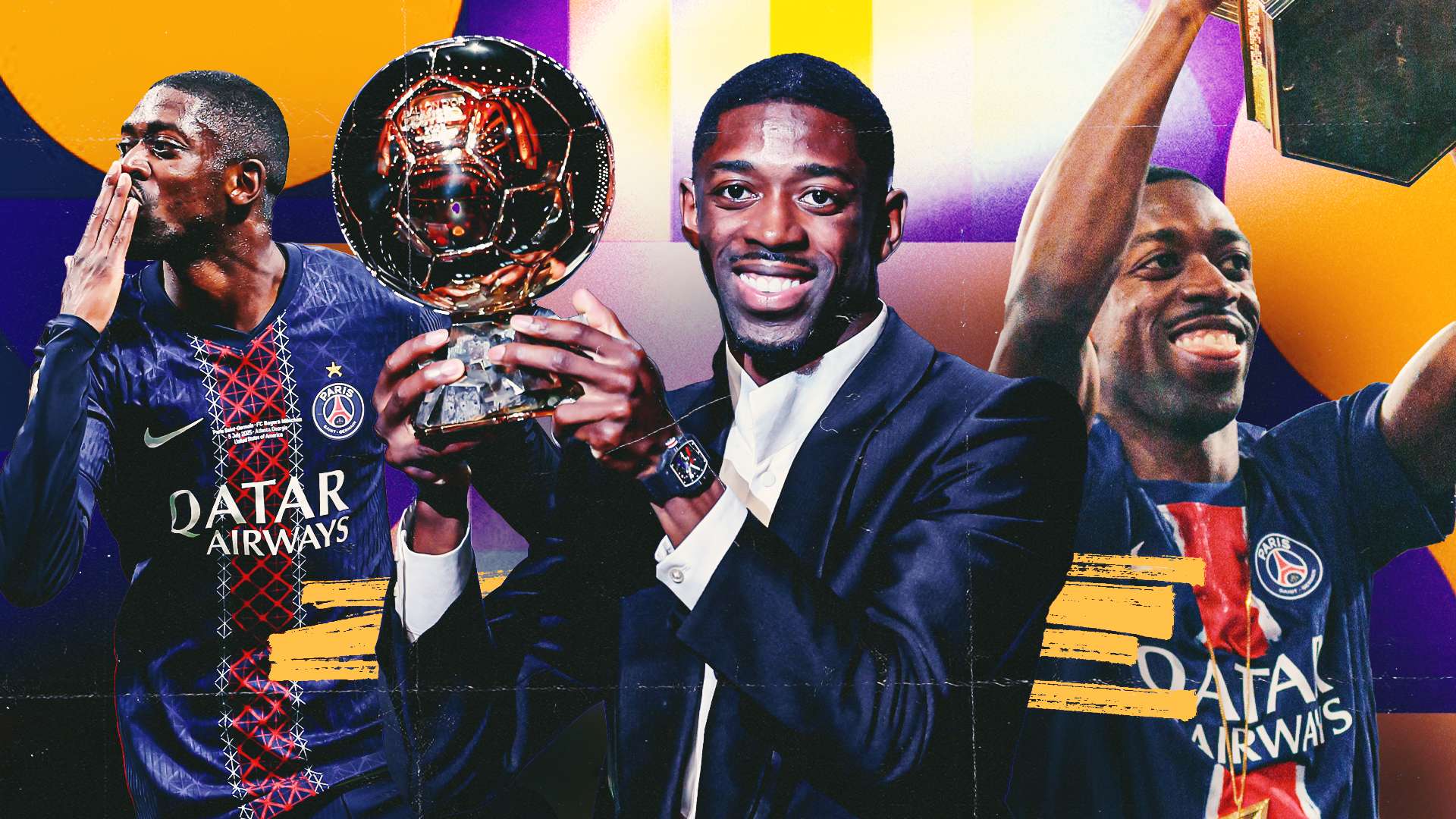 Ousmane Dembele Ballon d'Or GFX