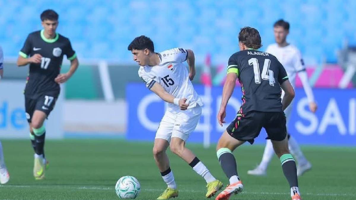 Incontro Iraq U23 vs Australia U23 nella Coppa Asia Under-23 in Arabia Saudita