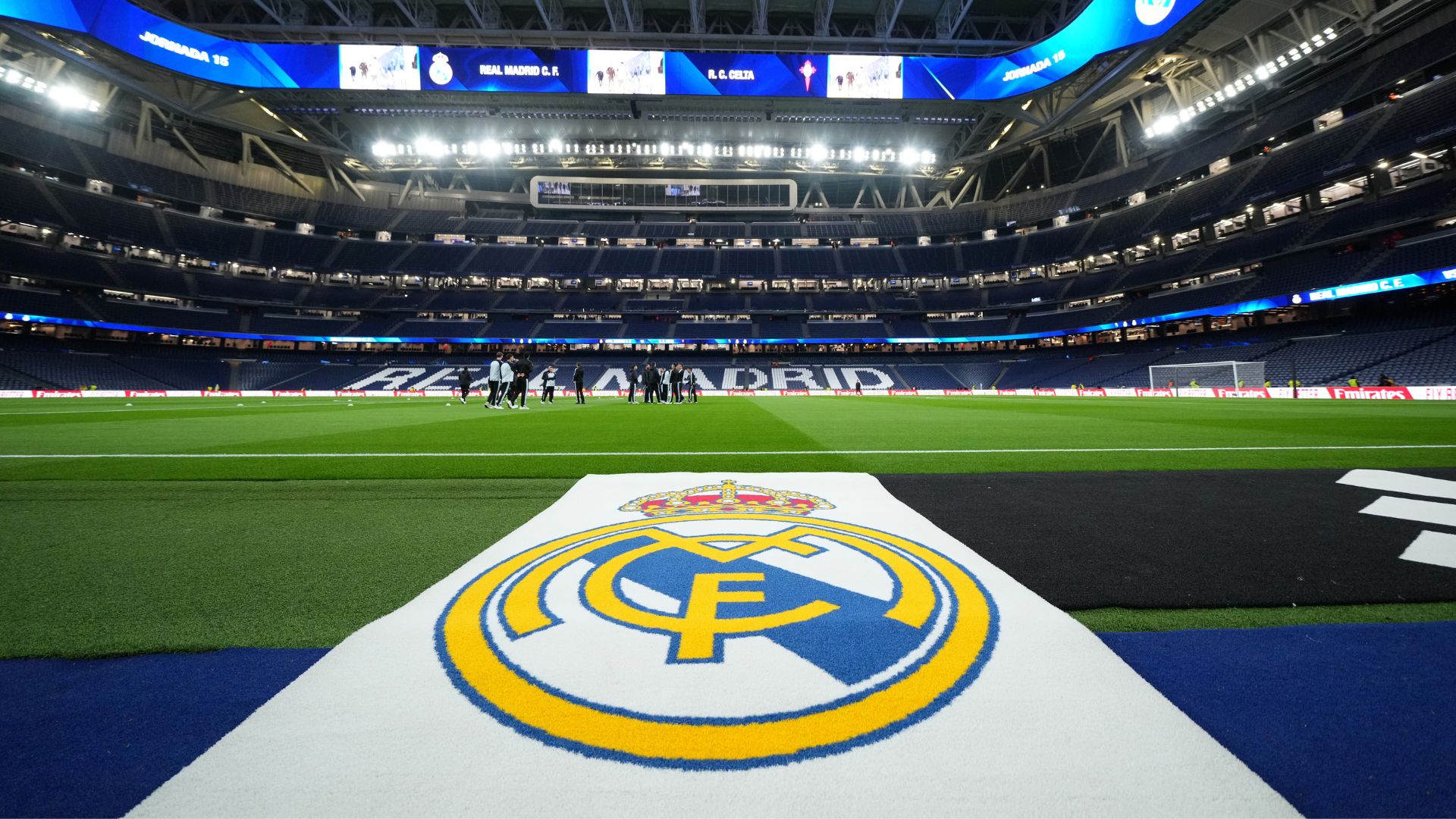General view inside the stadium prior to the La Liga EA Sports match between Real Madrid CF and RC Celta de Vigo