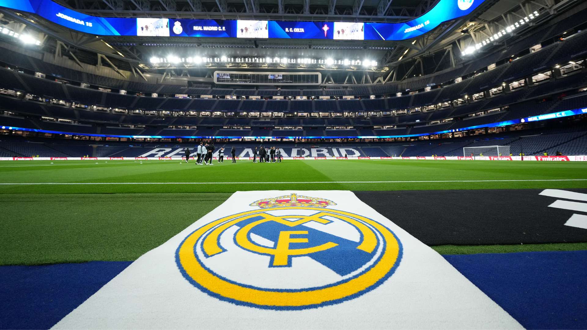 General view inside the stadium prior to the La Liga EA Sports match between Real Madrid CF and RC Celta de Vigo