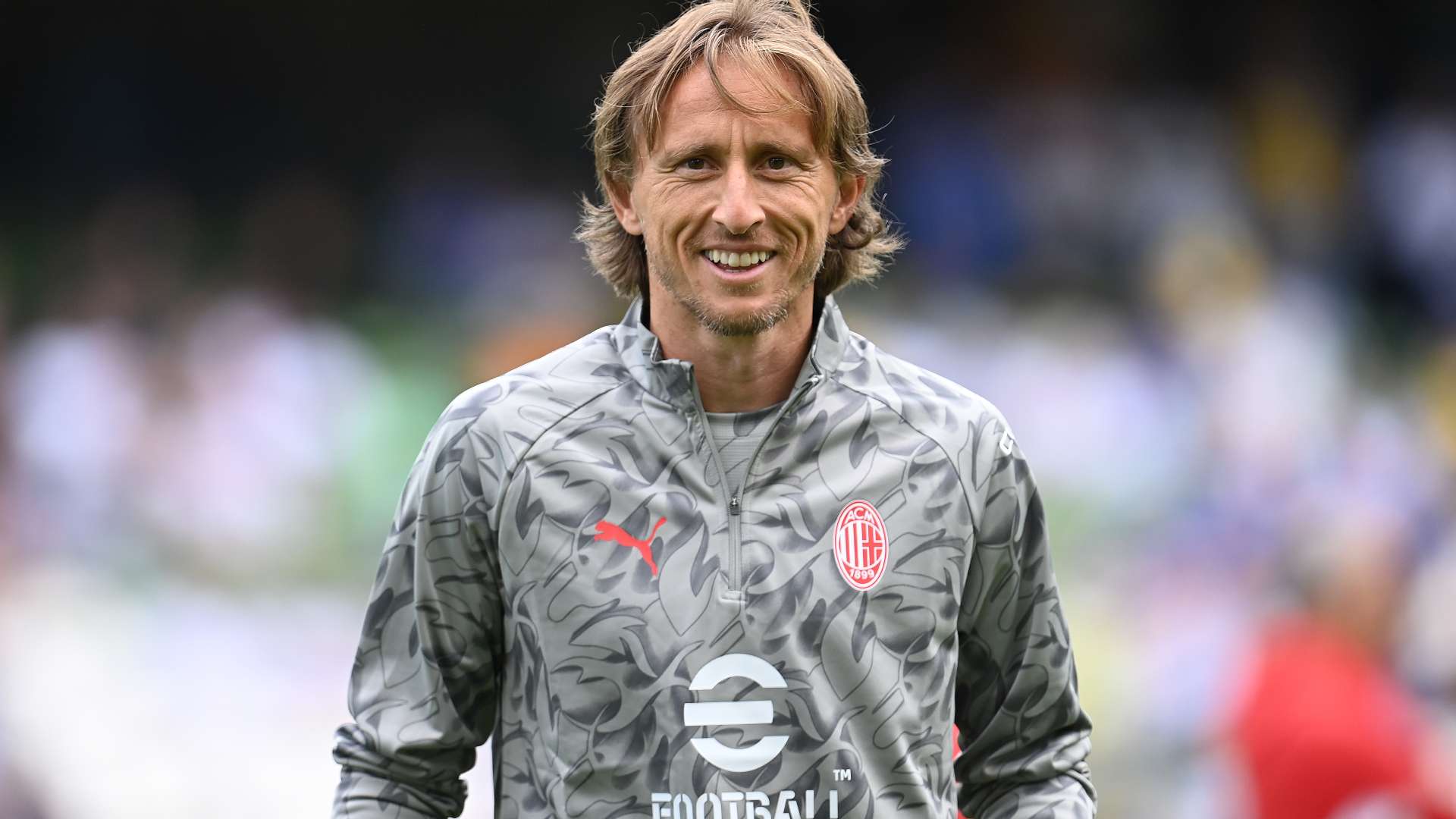 Modric Milan riscaldamento