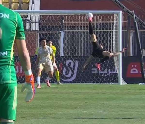 هدف عمرو ناصر في مرمى الأهلي