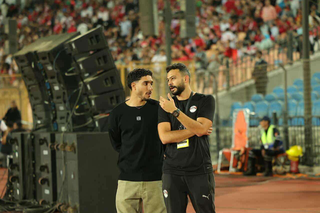 عمر مرموش في مباراة مصر وغينيا بيساو