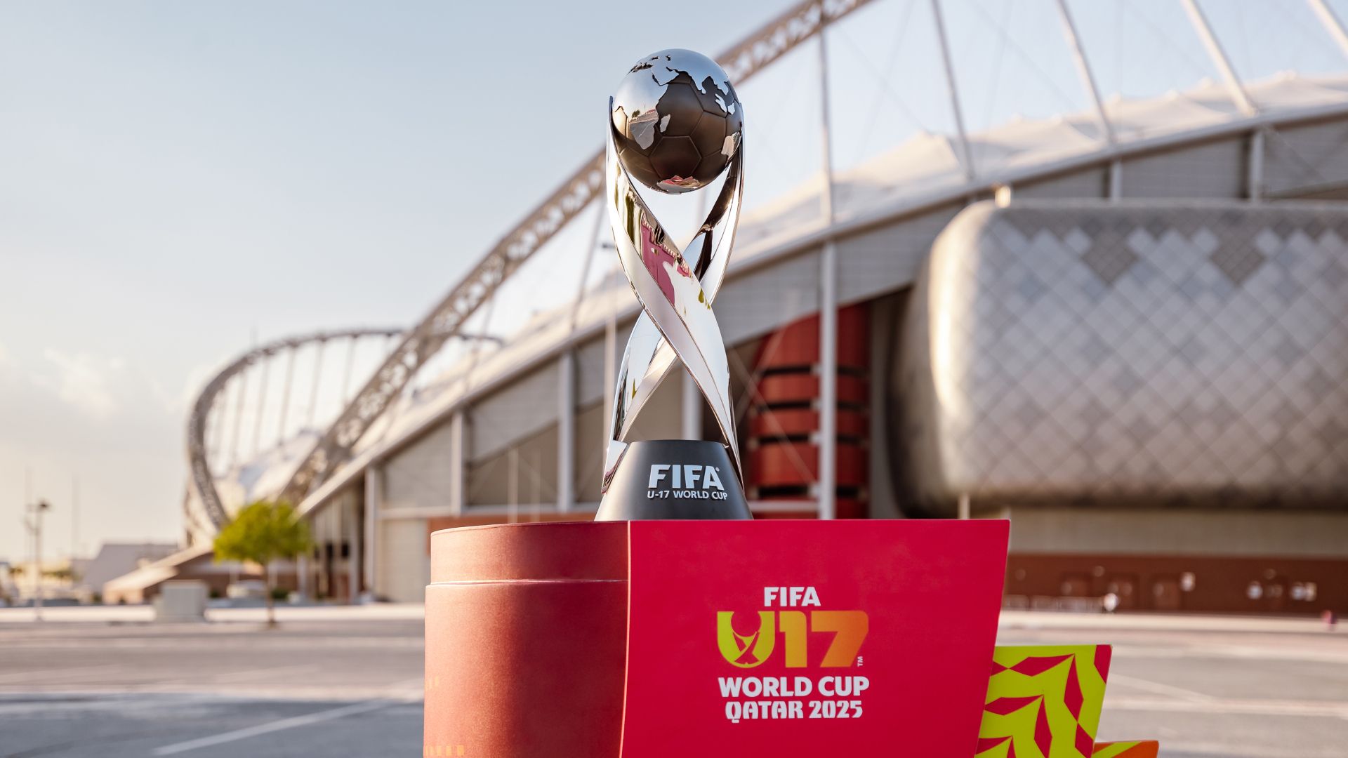 U17 FIFA World Cup trophy in Aspire Zone
