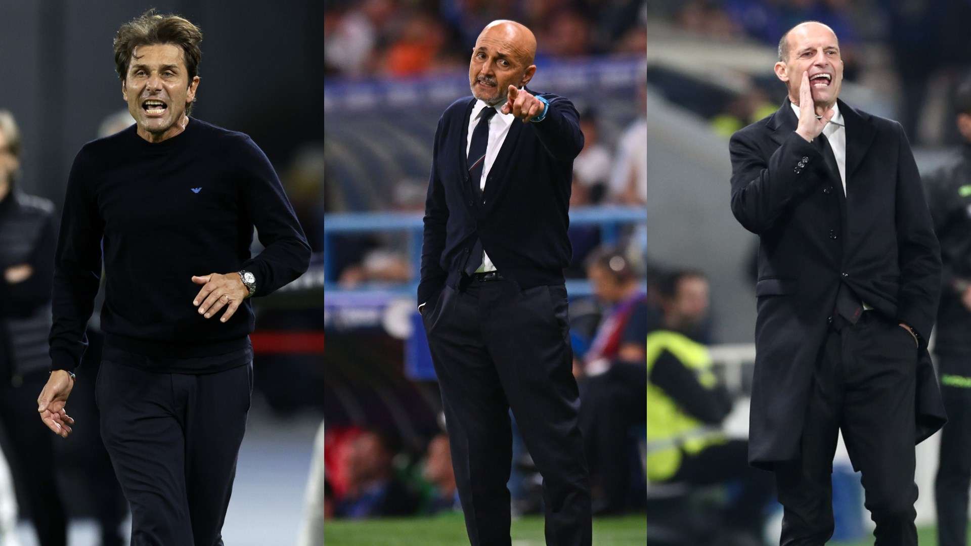 Conte Spalletti Sarri