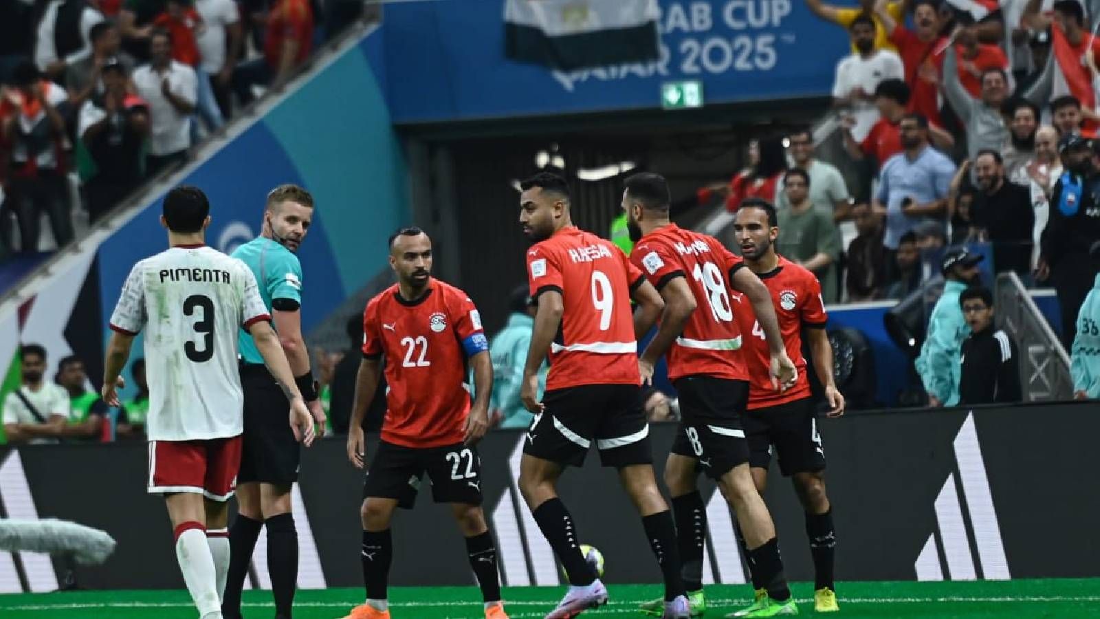 مباراة مصر والإمارات في كأس العرب