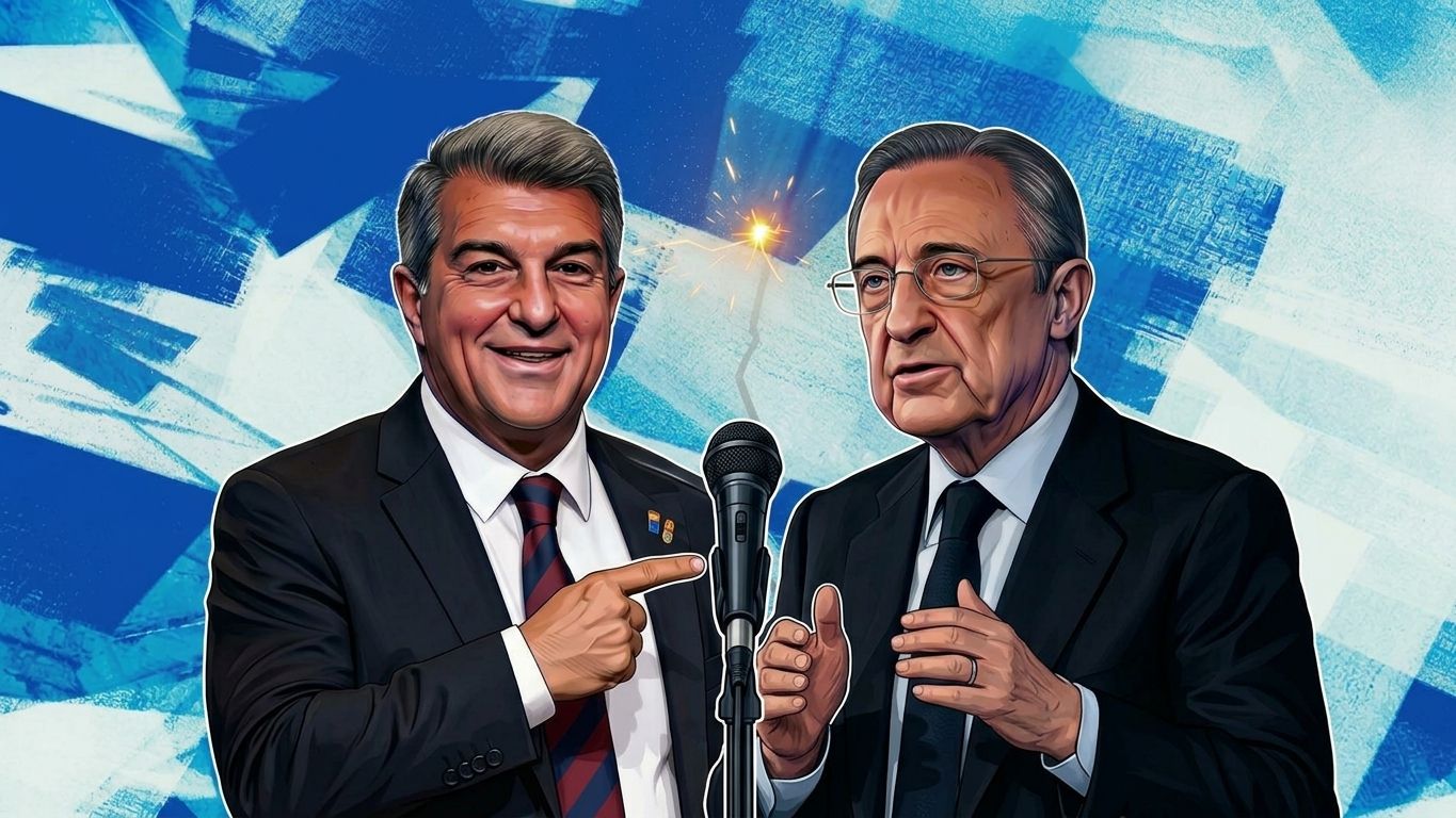 Juan Laporta Florentino Perez Real Madrid Barcelona (Goal Only)