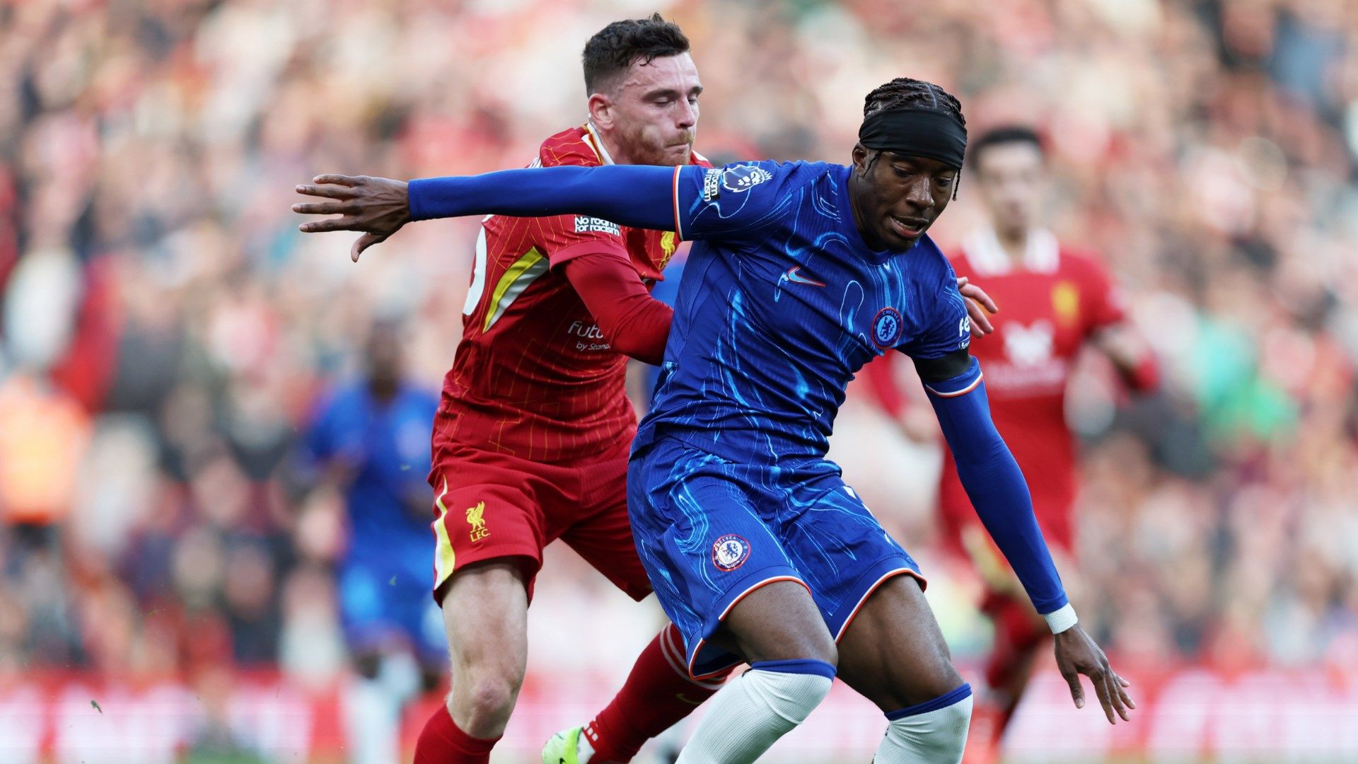 Andy Robertson Noni Madueke Liverpool Chelsea 2024-25 Premier League